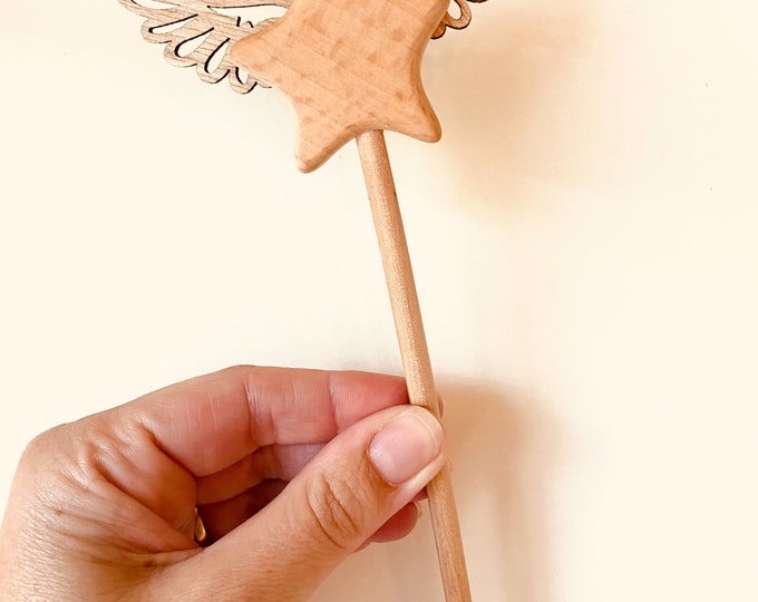 Wooden Whimsical Star Wands | Fairy | Party Favour