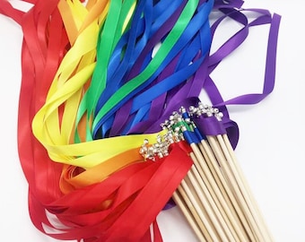 Dance Ribbon PARTY Wands | Sticks - Special Event