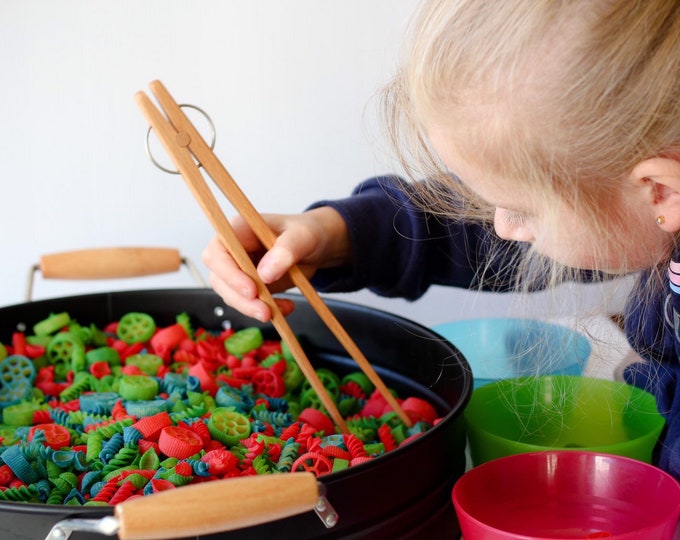 Wooden Springy Tongs | Chopstick - like