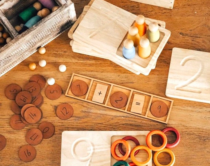 Letter and Number Building Tray
