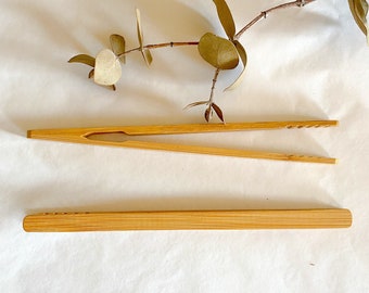 Baby Wooden Tongs