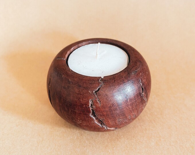 Wooden Tea Light Candle | Handmade in Perth Hills | Jarrah