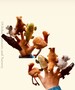 Australian VELVET Animal Finger Puppets 