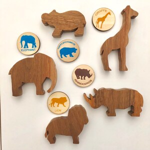 Matching Animal Game | Wooden Disc's