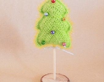 Cheerful Crochet Christmas Tree with Colorful Bells