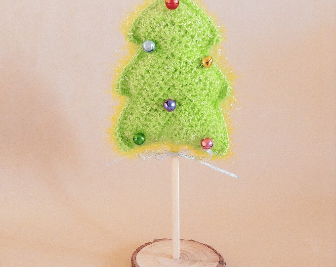 Cheerful Crochet Christmas Tree with Colorful Bells