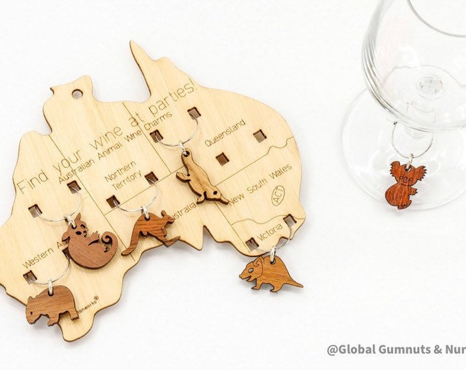 Animal Wine Glass Charms