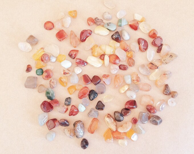 Natural Crystal | 6 colours | Gem Stones | 50 grams | Quartz | Agate | Amethyst