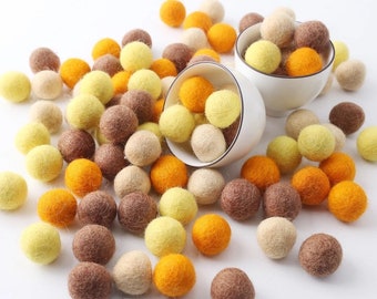 Honey Bee Colored Felt Balls: Creative Play and Learning Fun | Felt Balls | Feltball | Bee scene colours