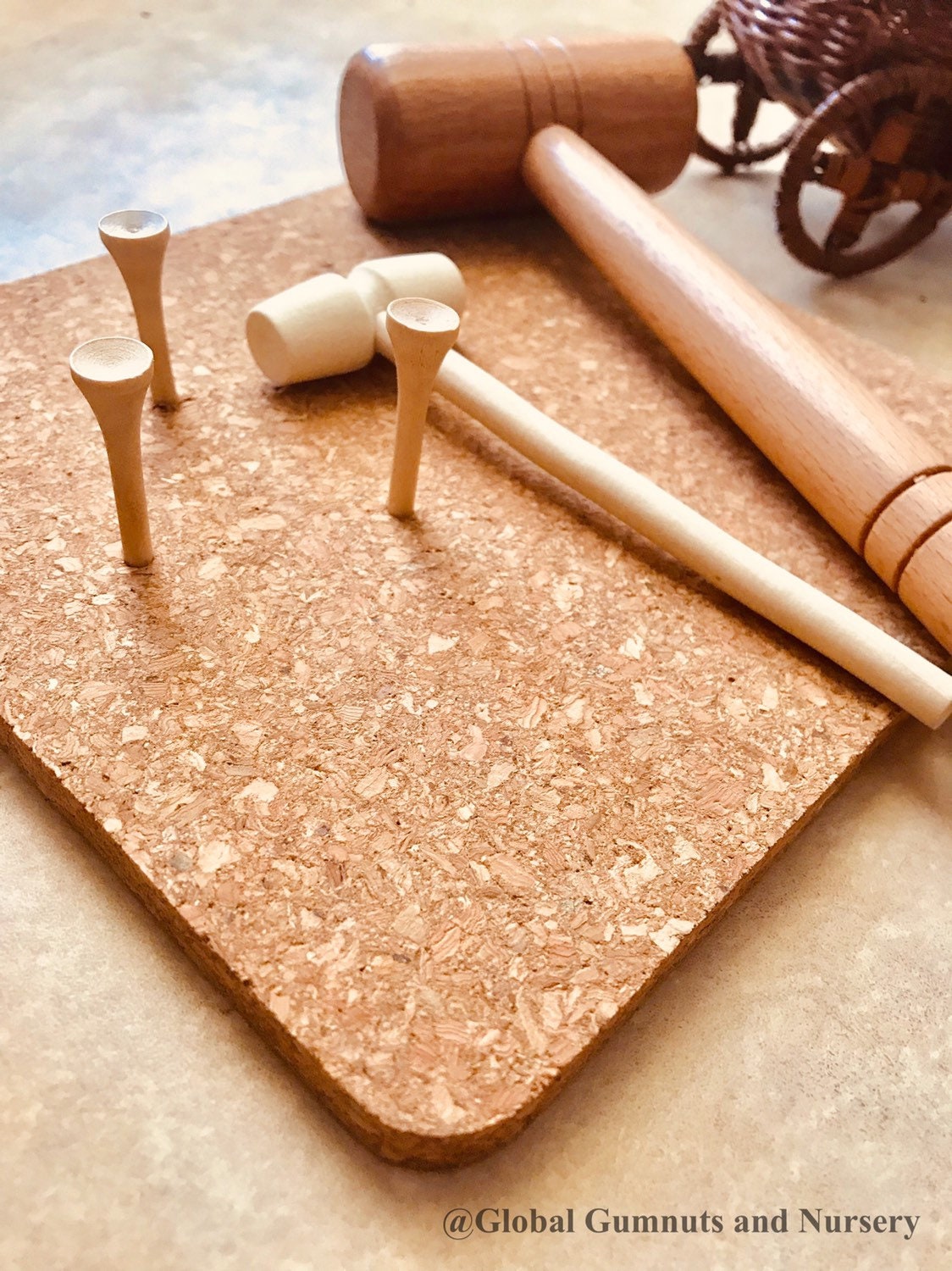 Small Wooden Nails 10 or 20 pcs