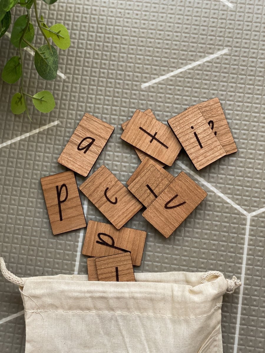 Numbers 0 20 wooden rectangle tiles number learning tools etsy