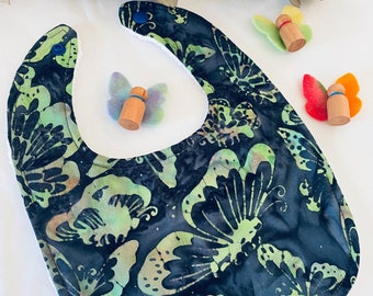 Butterfly Dreams - Handmade Luxury Quality Bib