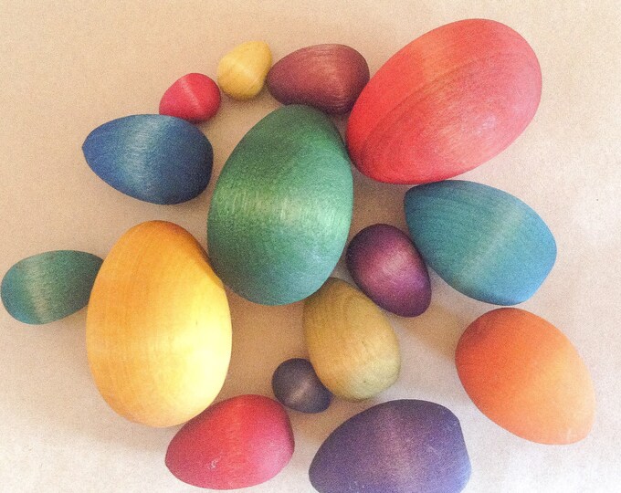Rainbow Eggs | Wooden Set