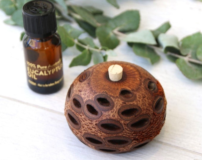 SMALL | Banksia Essential Oil Diffuser | Pre-filled with Eucalyptus Oil