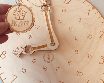 Wooden Clock | Teach the Time | 0’clock