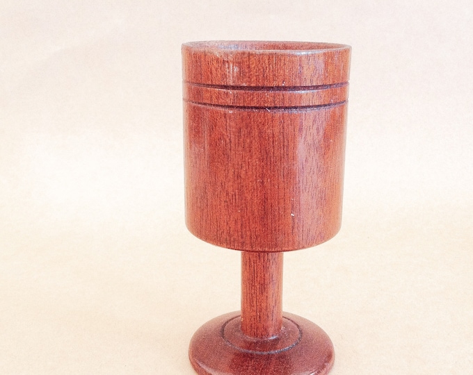 Artisan-Crafted Jarrah Wooden Cup: A Touch of Nature's Elegance