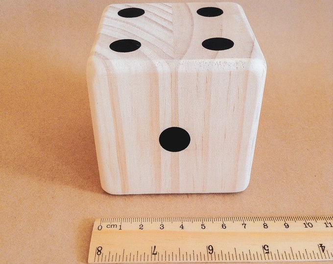 Large Wooden DICE | More than a Handful | Garden Games| Party Range