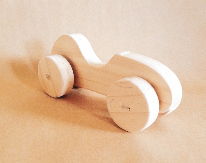 Race Car Push Pull Toy | Play Toy | Boys Toys | My First Car Gift | Vehicle Range | Handmade and Wooden