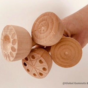 Round PATTERNED Wooden Stamper | Pattern Creator