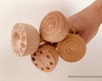 Round PATTERNED Wooden Stamper | Pattern Creator