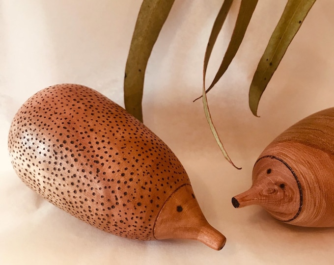 Handmade Wooden Echidna