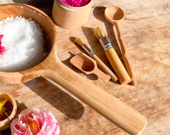 Natural Paint Brushes, set of 3 | Eco Paints | Classroom Painting | Art and Craft Tools | Fossil Brush