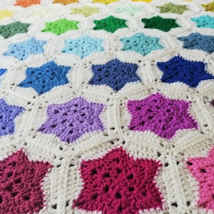 Celeste Blanket Star Crochet Pattern