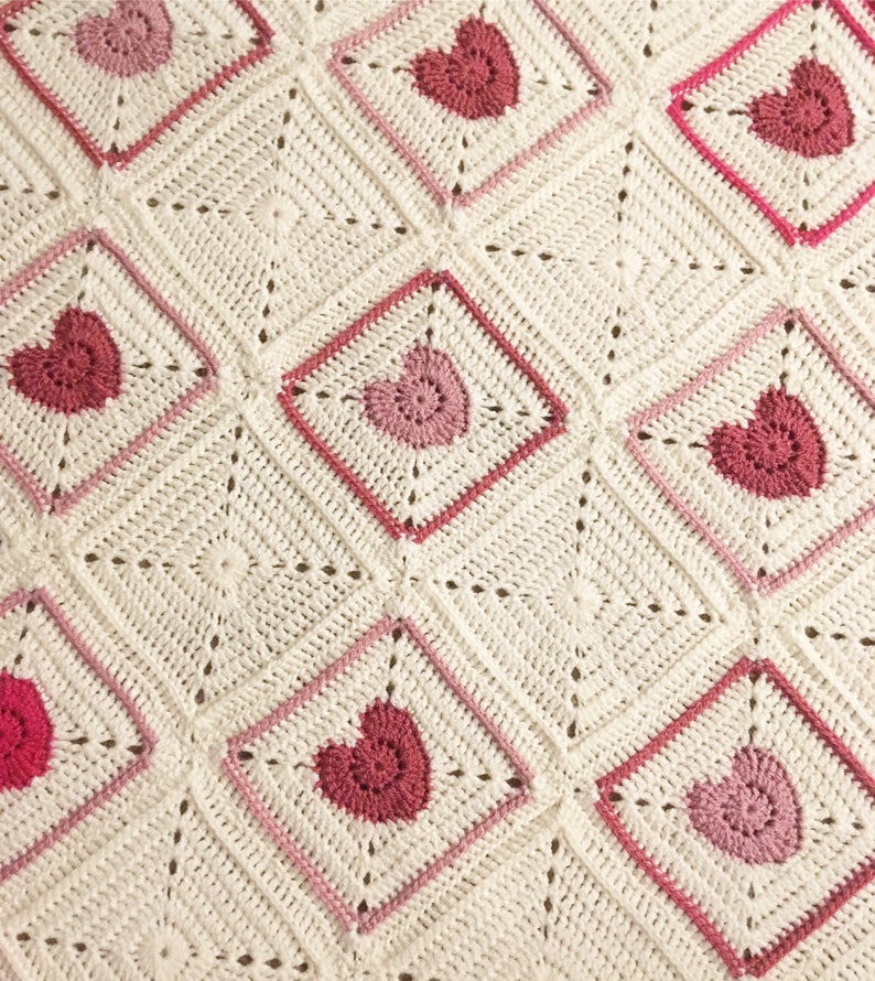 Joy In My Heart Blanket Afghan Baby Blanket Crochet Pattern image 1