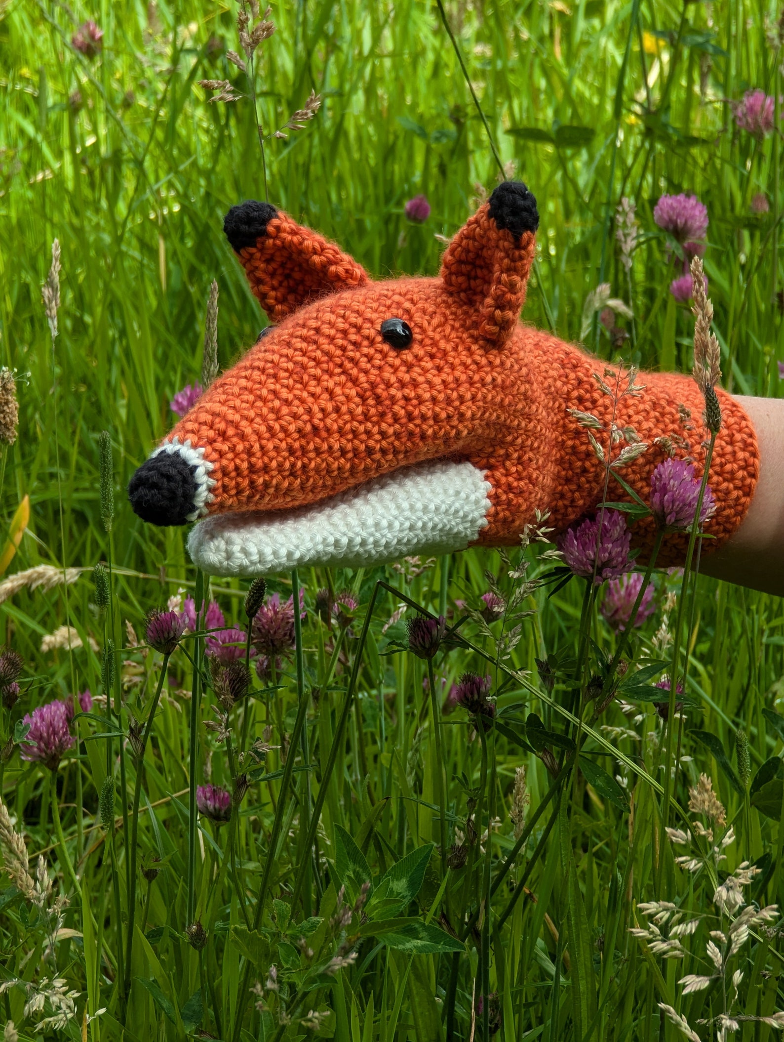 Fox Puppet Pattern Fergus the Fox Hand Puppet Crochet Pattern - Etsy
