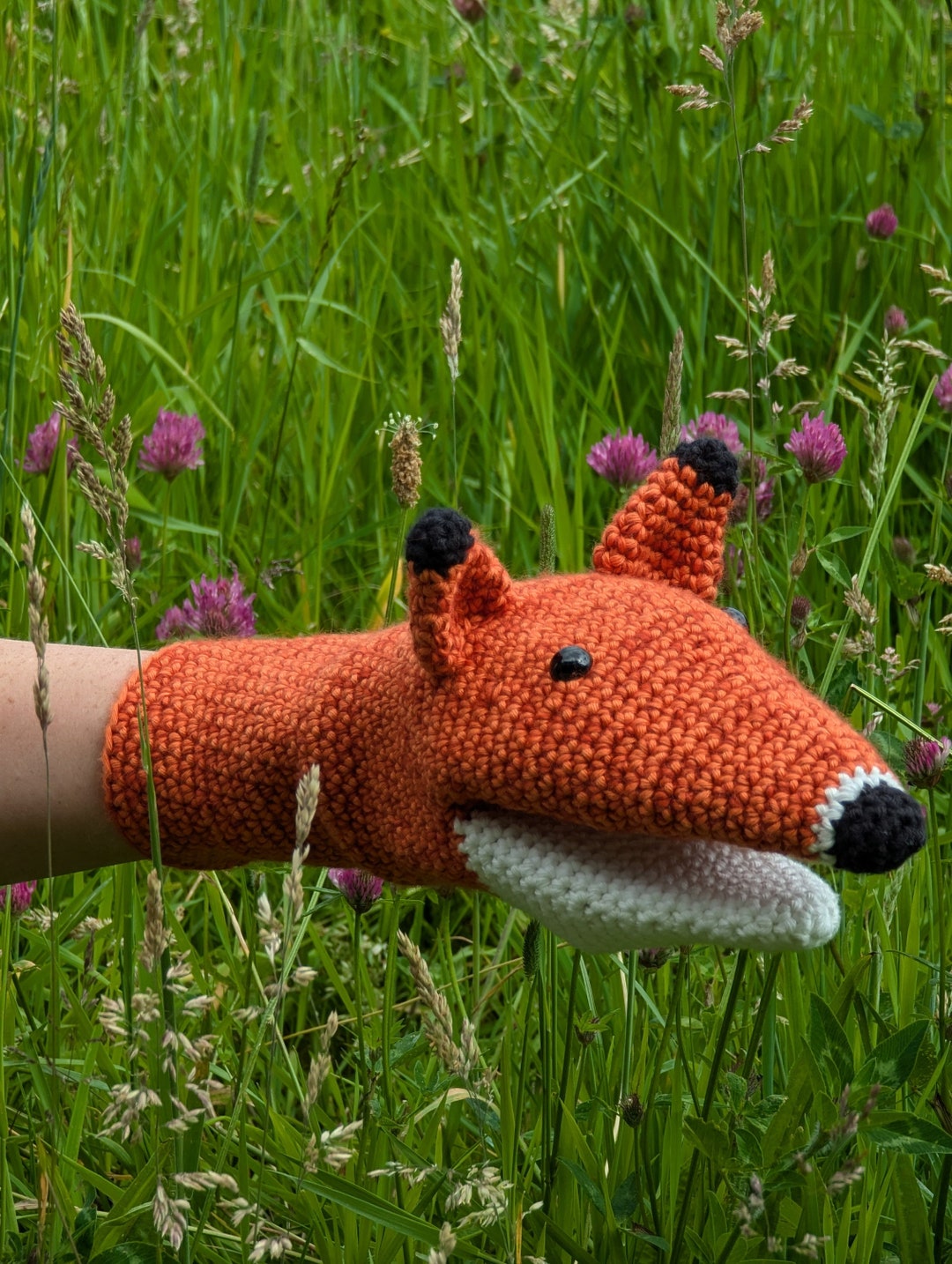 Fox Puppet Pattern Fergus the Fox Hand Puppet Crochet Pattern - Etsy