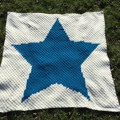 Rainbow of Stars Blanket Afghan Baby Blanket Crochet Pattern Etsy
