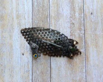 Steampunk Airship Fridge Magnet: Handmade Dirigible