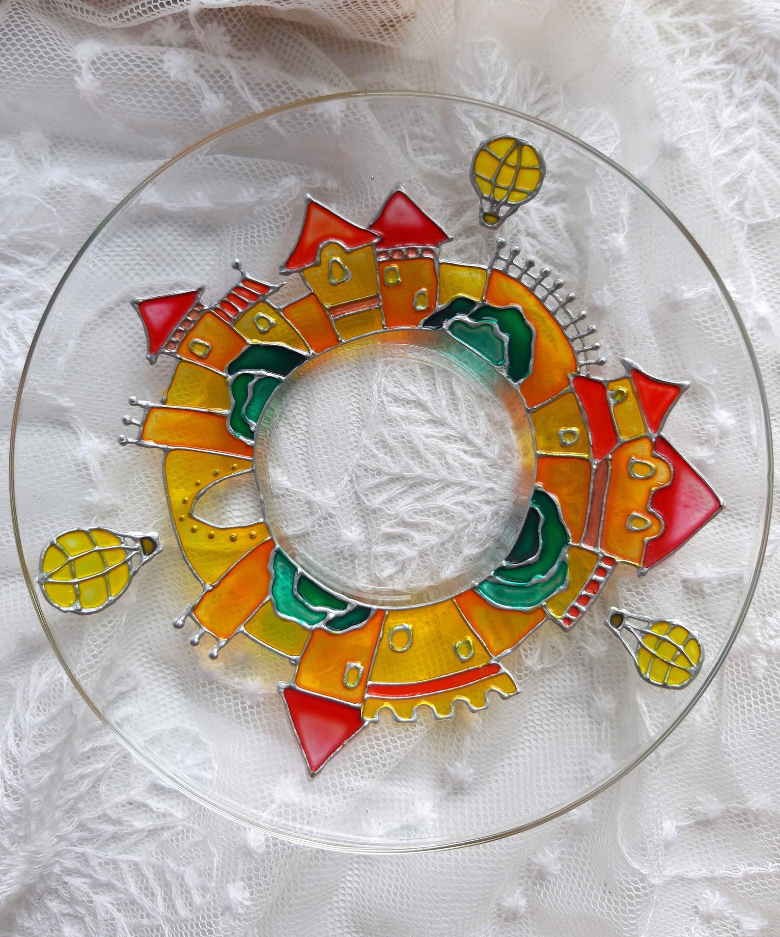 Colorful Tea Set 2 Cups With Saucers Tea Cups and Saucers Etsy