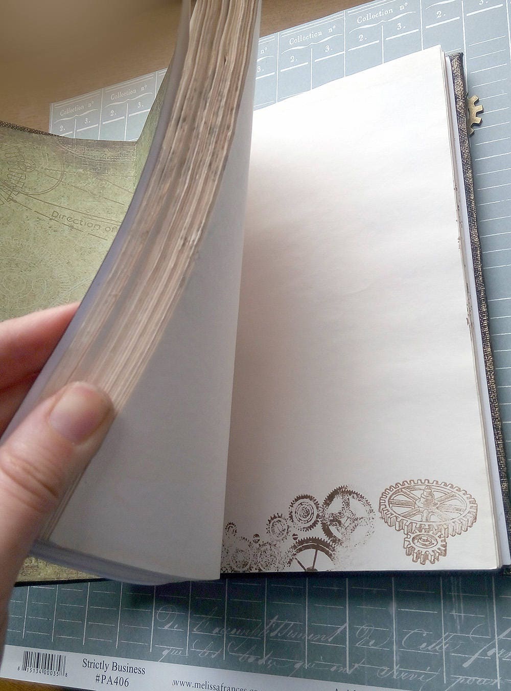 Steampunk Notepad, Notebook, Sketchpad, Jotter, Writingpad, Scratchpad