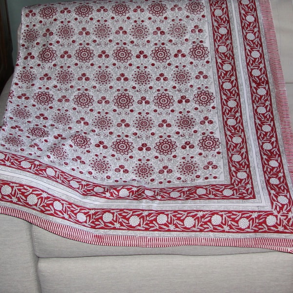 Tenture murale, Dessus de lit, Nappe coton batik