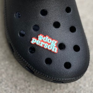 Dog Person Shoe Charm