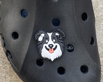 Adorno para zapatos de perro Border Collie