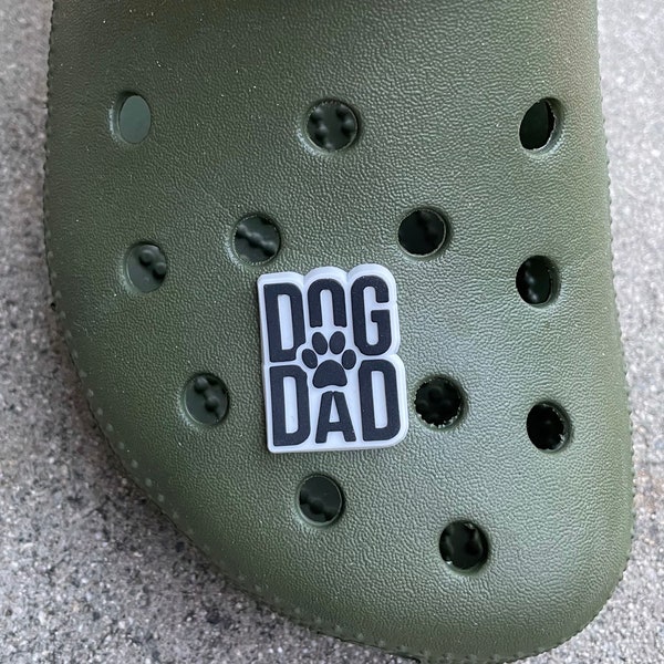 Dog Dad Shoe Charm