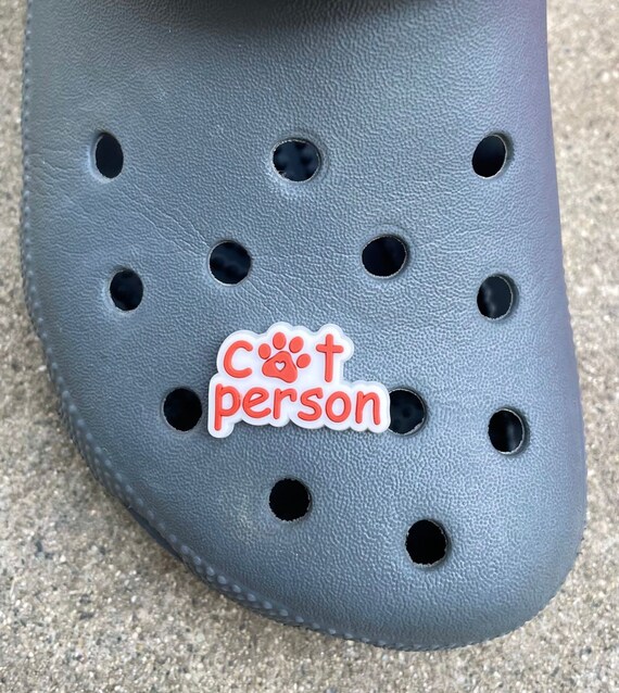 Cat Person Shoe Charm
