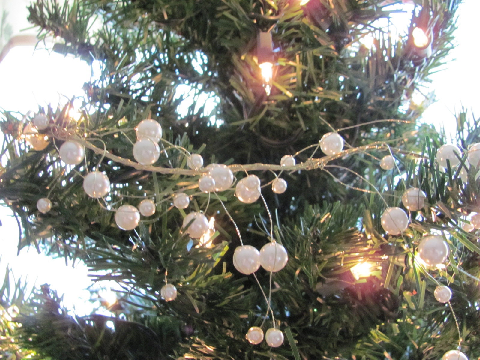 Christmas Garland Holiday Decorations Beaded Christmas Garland Holiday Decorations Beaded