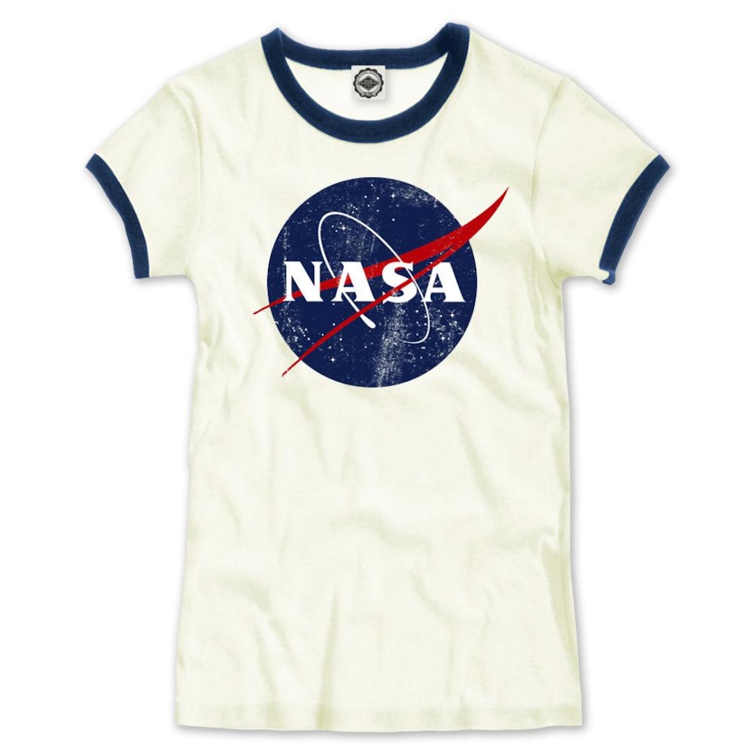 Nasa Ringer Official NASA Logo Women's Ringer Tee - Etsy