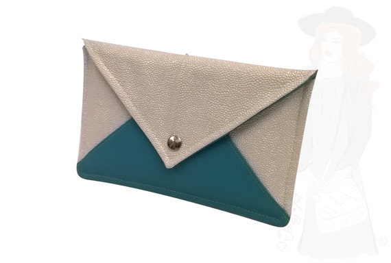 turquoise evening bag
