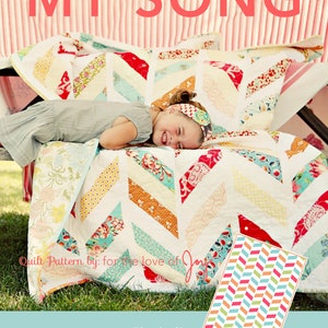 My Song Herringbone Quilt Pattern