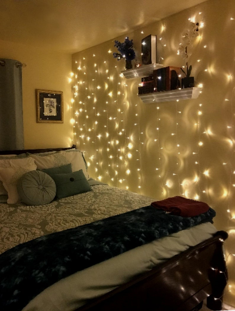 Beautiful Fairy Lights Bedroom Ideas