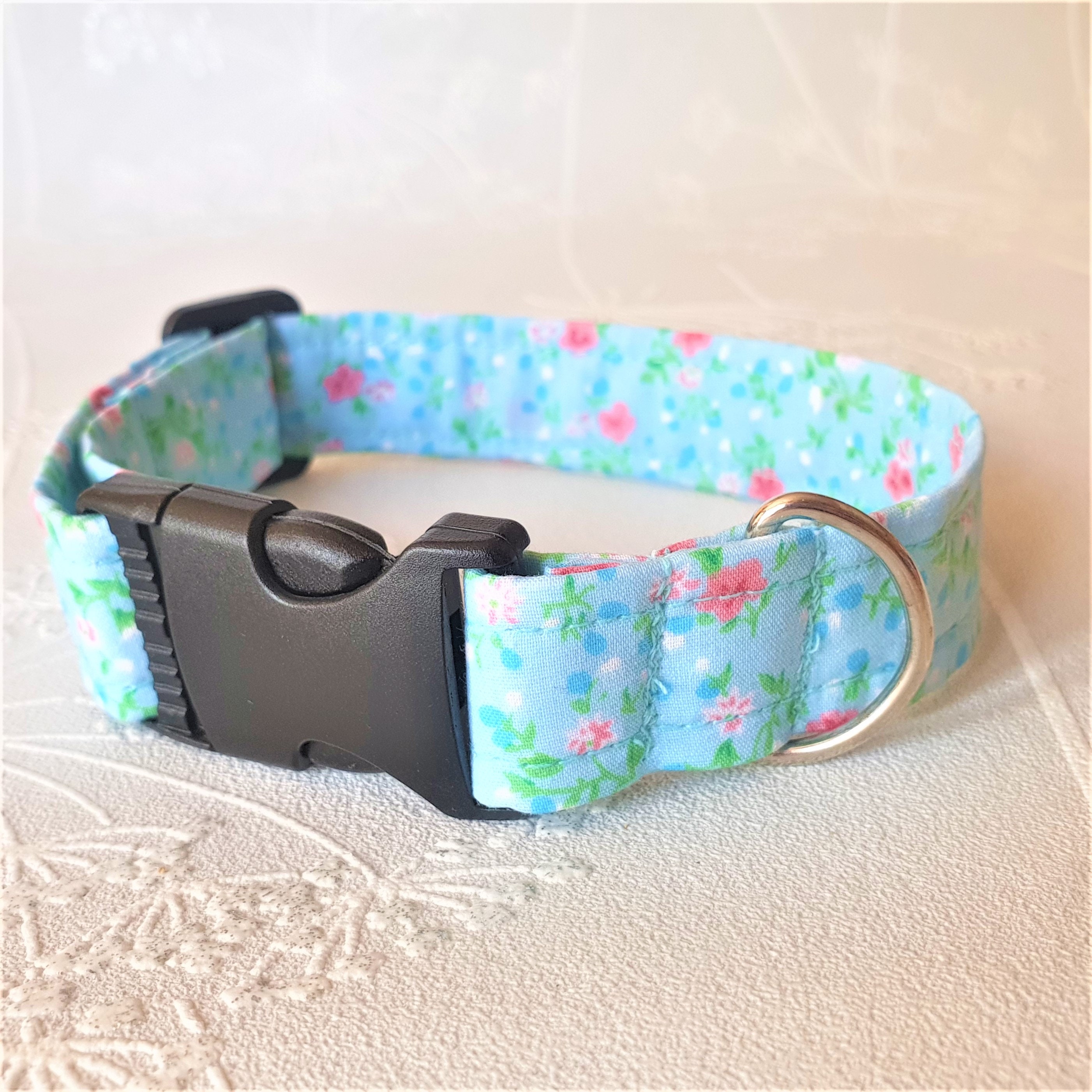 Free UK Shipping/ S size S Dog Collar/ Fabric Dog Collar/ Etsy