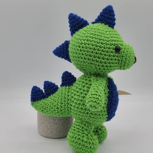 Crochet stuffed dino