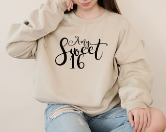 Birthday Girl ~ Sweet 16 ~Hoodie & Sweatshirt Tops ~ Sixteenth Birthday Top