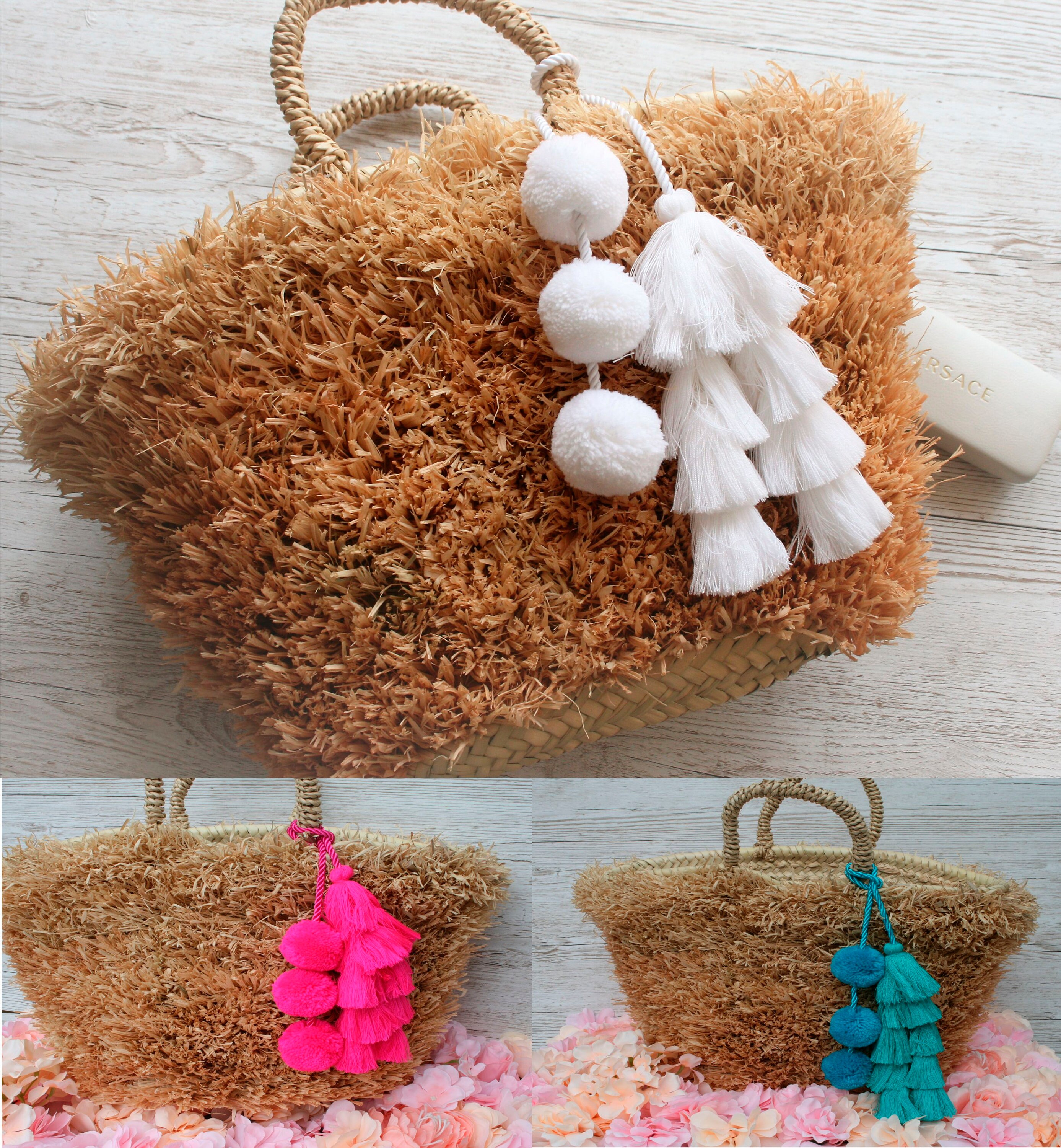 4 Pcs 4cm/5cm/6cm/ 2 Pcs 8cm/10cm Light Brown Pom Pom, Pom Pom