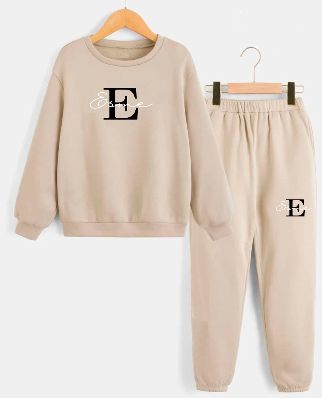 Personalised Initial and Signature Name Tracksuit Sweatshirt Etsy