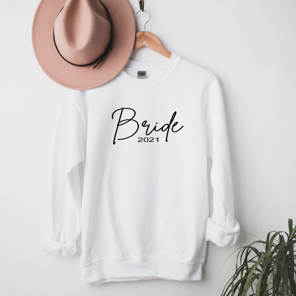 Bride Est Year Bride Bride to Be Wedding Fiancee sweatshirt jumper top